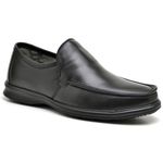 Sapato Casual Mocassim Amortecedor Sapatoterapia Preto Stambul