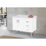AJ Gabinete P/ Cozinha Tóquio 95,20cm Branco