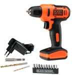 Black & Decker Parafusadeira/Furadeira Bateria 12V LD12S-BR