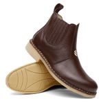 Botina New Holland Vira Francesa Original Floater Brown 2520