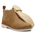 Botina Vira Francesa SP 2520 Nobuck Taupe