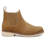 Botina Vira Francesa SP 2520 Nobuck Taupe