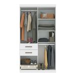Guarda Roupa Casal 6 Portas Verona Branco Santos Andira