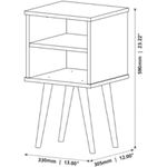 Mesa de Cabeceira Canela Luxo 1515 JB Bechara