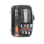 Jogo de Parafusar com Chave Catraca 40 peças A7062-XJ Black Decker