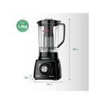 Liquidificador Mondial Turbo Power L-99 FB - Preto com Filtro 3 Velocidades 127V