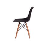 Cadeira Eames DKR Pés Palito Preta