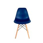 Cadeira Eames DKR Pés Palito Azul