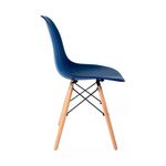 Cadeira Eames DKR Pés Palito Azul