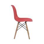 Cadeira Eames DKR Pés Palito Vermelho