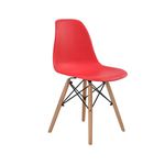 Cadeira Eames DKR Pés Palito Vermelho