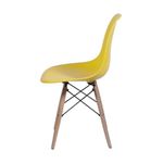 Cadeira Eames DKR Pés Palito Amarela