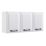 Armário de Cozinha Aéreo em Aço 3 Portas New Premium Itatiai Branco