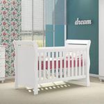 Berço Mini Cama Colonial Baby Amore Qmovi Branco