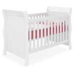 Berço Mini Cama Colonial Baby Amore Qmovi Branco
