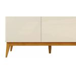 Buffet Aparador Magnum 4 Portas 4 Gavetas Off White/Cedro EDN Moveis
