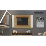 Painel para Tv até 50" Off white/Cinamomo America Valde Moveis