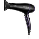 Secador de Cabelo Mondial Black Purple SCN-01 127V