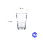 Jogo de Copos Nadir Ritmos Batuque 265ml com 6 Unidades