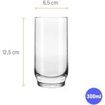 Jogo de Copos Nadir Lights 300ml com 6 Unidades