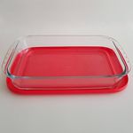Assadeira Lasanheira com Tampa Retangular 5L Marinex