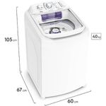 Máquina de Lavar Electrolux 12kg Branca Turbo Economia Cesto Inox LAC12 220V