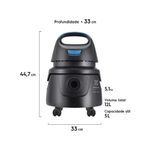 Aspirador de Pó e Água Electrolux 1400W Hidrolux AWD01 220V