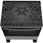 Fogão 5 bocas Atlas Agile Up Inox com Mesa de Vidro Bivolt
