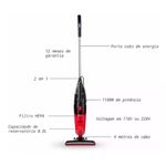 Aspirador De Pó Vertical Portátil Potente 2 Em 1 ASP11012 Amvox 220v