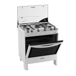 Fogão Esmaltec 5 Bocas Ágata com Mesa de Inox e Acendimento Automático Bivolt