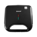 Sanduicheira Grill Antiaderente 750W AMS370 Black Amvox 127V