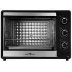 Forno Elétrico de Bancada Britânia BFE45PI com Dourador 40L Preto 127V