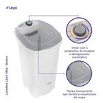 Máquina De Lavar Semi-automática Libell 14kg Branco 220V