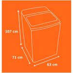 Lavadora de Roupas Brastemp 14Kg Cesto Inox BWK14AB 127V