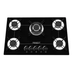 Fogão Cooktop 5 Bocas Chamalux Tripla Chama Preto