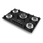 Fogão Cooktop 5 Bocas Chamalux Tripla Chama Preto