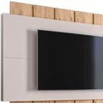 Painel Suspenso para TV até 70" 2 Portas Teca Supremo
