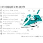 Ferro De Passar a Vapor FX2100 Black Decker Azul 127V