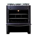 Fogão Atlas New Utop Mesa Inox 5 Bocas Preto Bivolt
