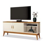 Rack para TV até 60 Polegadas 160cm Star EDN Off White/Cedro