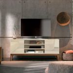Rack para TV até 65 Polegadas Titan EDN Off White