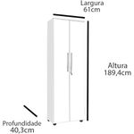 Armário Multiuso Cordoba 2 Portas Freijo Primus