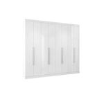 Guarda Roupa Casal 8 Portas 4 Gavetas Havana Master Vip 8.4 Branco Santos Andira