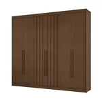 Guarda Roupa Casal 6 Portas 8 Gavetas Cinamomo Grécia Conquista