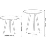 Mesa de Apoio Luxo 8003 Pés Palito Perola JB Bechara