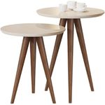 Mesa de Apoio Luxo 8003 Pés Palito Perola JB Bechara
