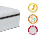 Colchão Casal Mola Tower 1,38x1,88 Branco Gazin