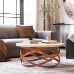 Mesa de Centro Luxo 8045 Perola/Bronze JB Bechara