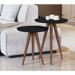 Mesa de Apoio Luxo 8003 Pés Palito Preto JB Bechara