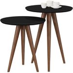 Mesa de Apoio Luxo 8003 Pés Palito Preto JB Bechara